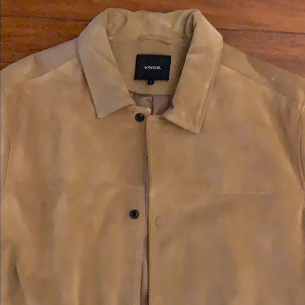 NEW VINCE Leather Jacket